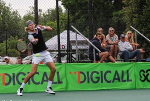 Second seed Nik Scholtz of South Africa on Thursday at the Digicall Futures 1. Scholtz beat unseeded Wesley Whitehouse of New Zealand  7-6 (2) 6-3 in round two at the Stellenbosch University.