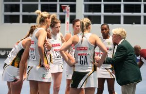 Norma Plummer (SPAR Proteas Coach) coaches the Proteas during the final of the Diamond Challenge 