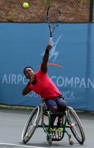 The country’s leading wheelchair tennis player Kgothatso Montjane has been nominated for the Athlete of the Year with Disability at the SPAR Gsport Awards at the nominees announcement on Monday at Melrose Arch.
