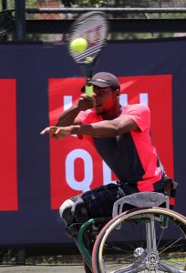 Evans Maripa, the country’s leading wheelchair tennis men’s player wins the Sportsman of the year with a disability award at Limpopo Sports and recreation awards ceremony announced at Protea Hotel Ranch Resort on Saturday evening.