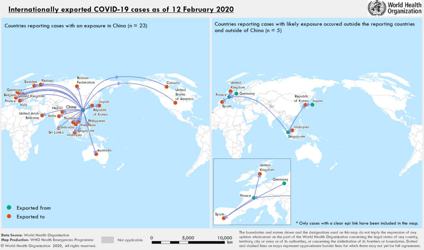 COVID-19 World Map Spread